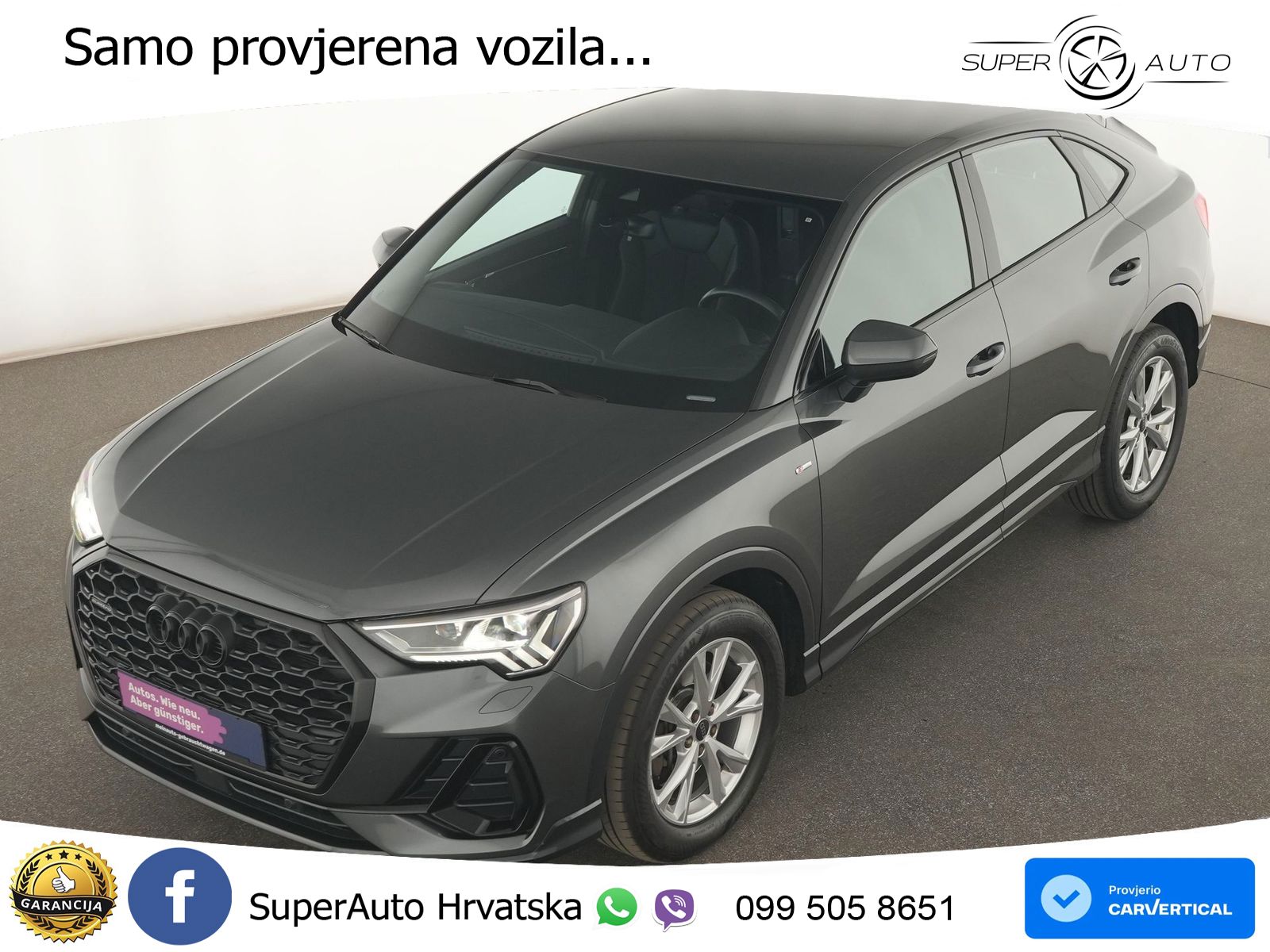 Audi Q3 II Sportback 45 TFSI (245 KS) quattro S tronic S line