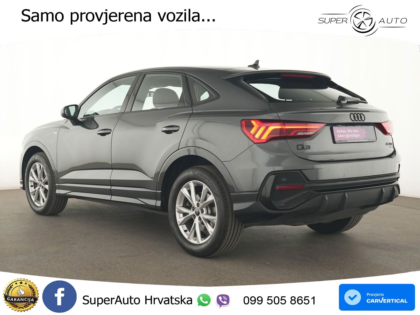 Audi Q3 II Sportback 45 TFSI (245 KS) quattro S tronic S line