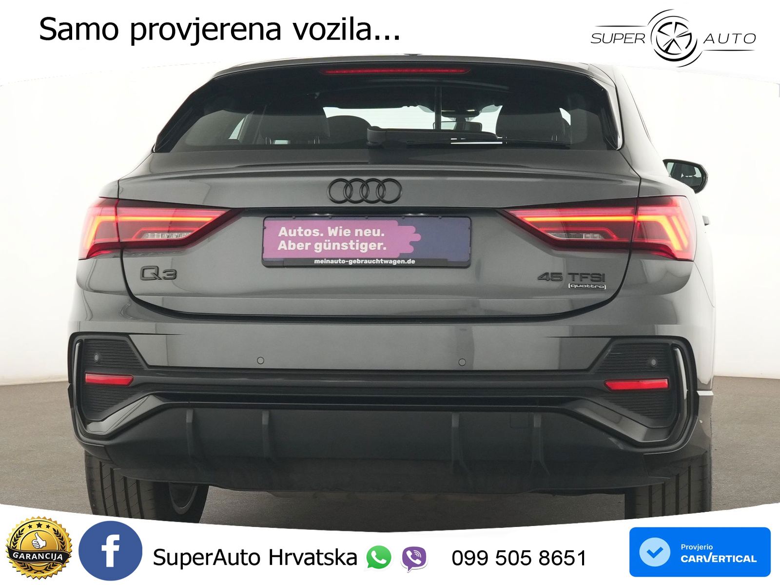 Audi Q3 II Sportback 45 TFSI (245 KS) quattro S tronic S line