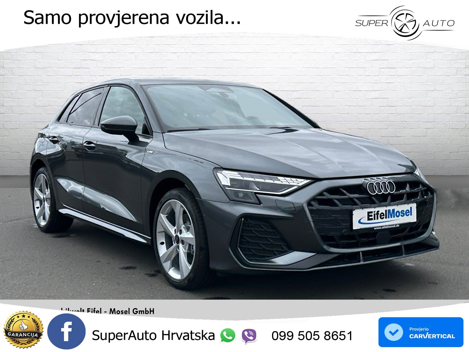 Audi A3 Sportback 40 TFSI (204 KS) quattro S tronic S line