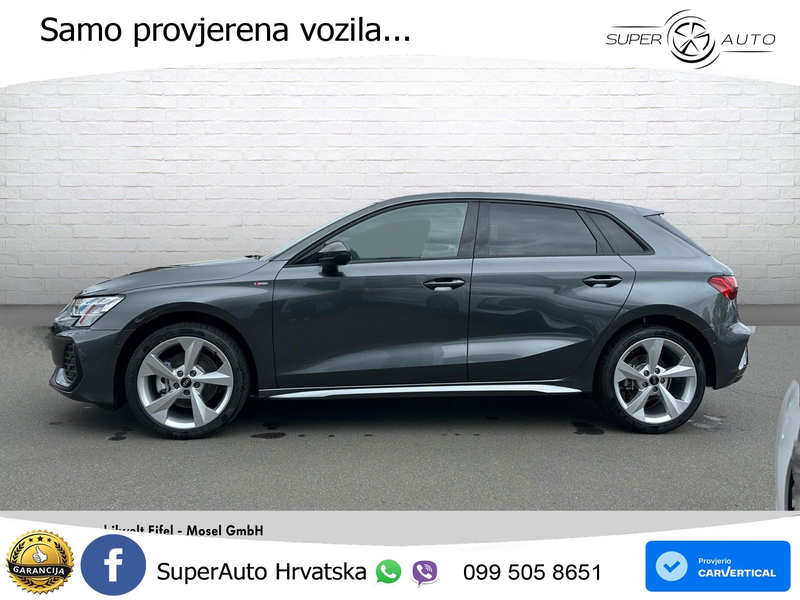 Audi A3 Sportback 40 TFSI (204 KS) quattro S tronic S line