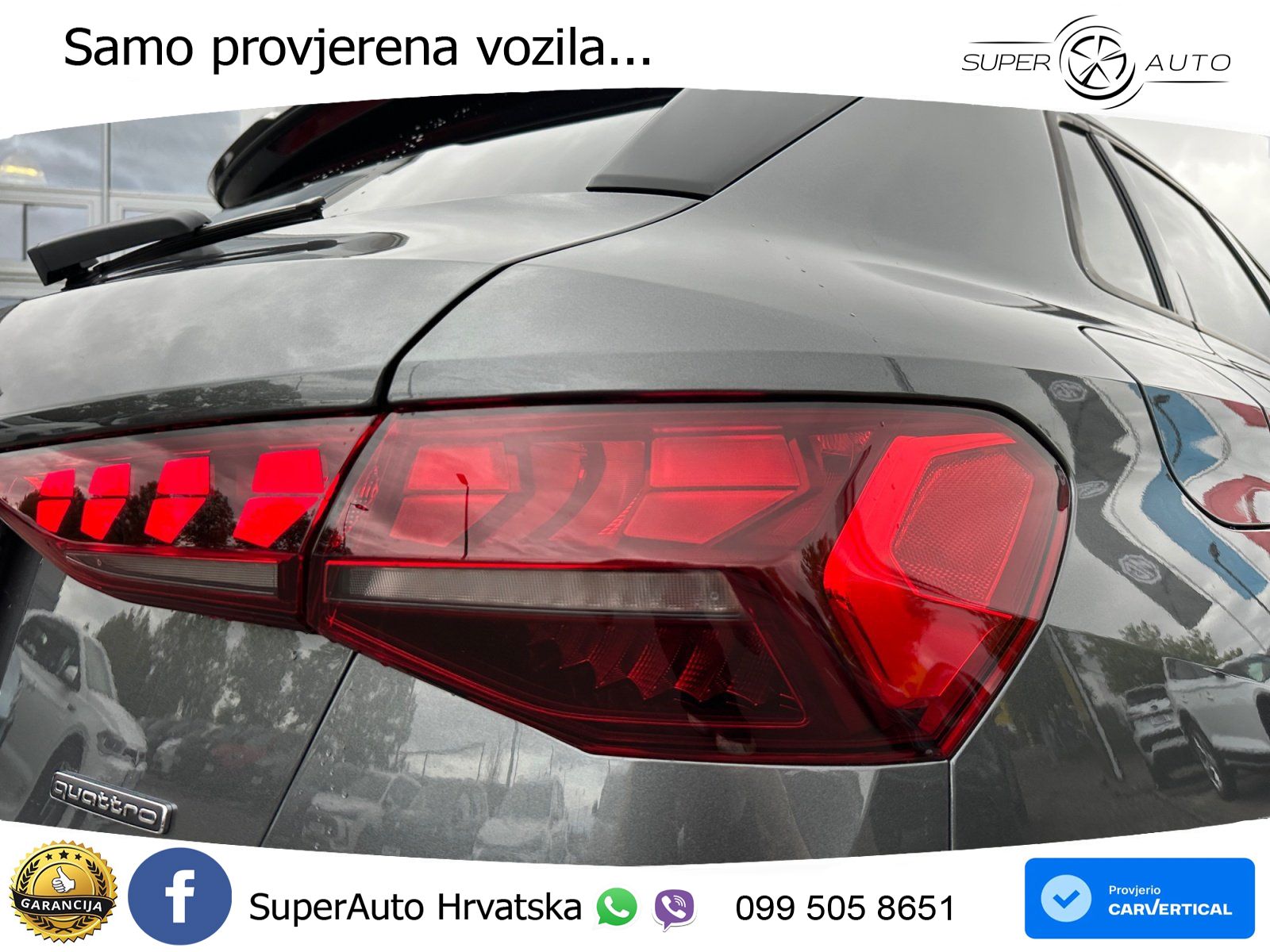 Audi A3 Sportback 40 TFSI (204 KS) quattro S tronic S line
