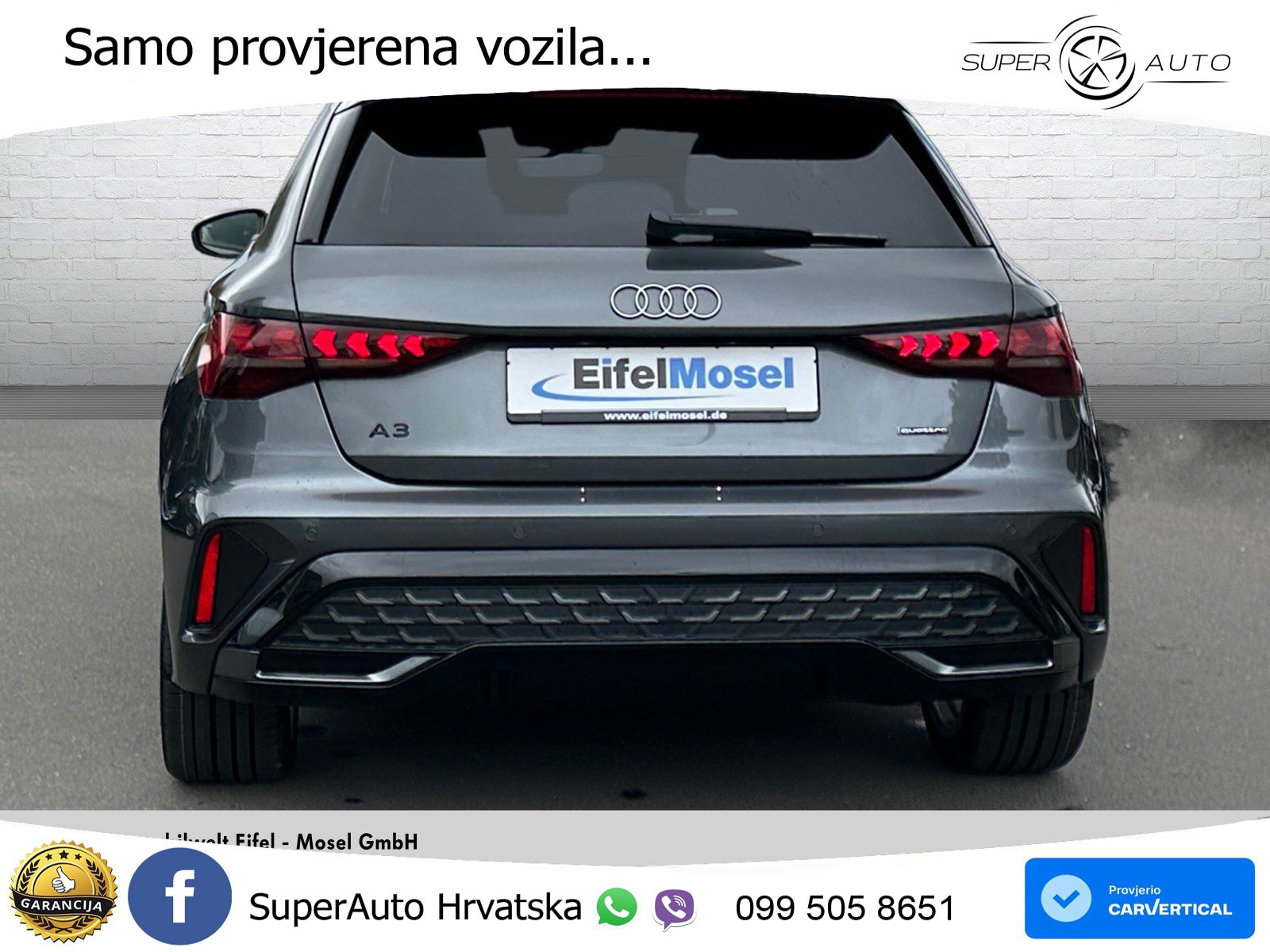 Audi A3 Sportback 40 TFSI (204 KS) quattro S tronic S line