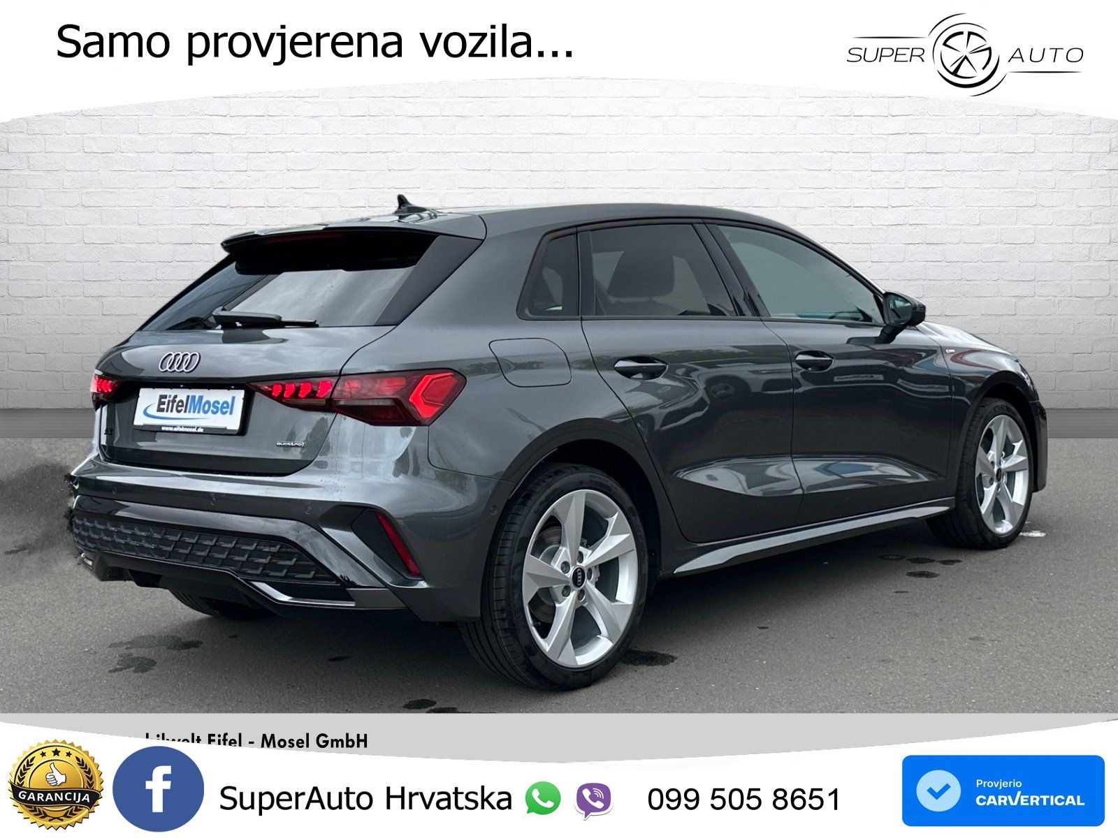 Audi A3 Sportback 40 TFSI (204 KS) quattro S tronic S line