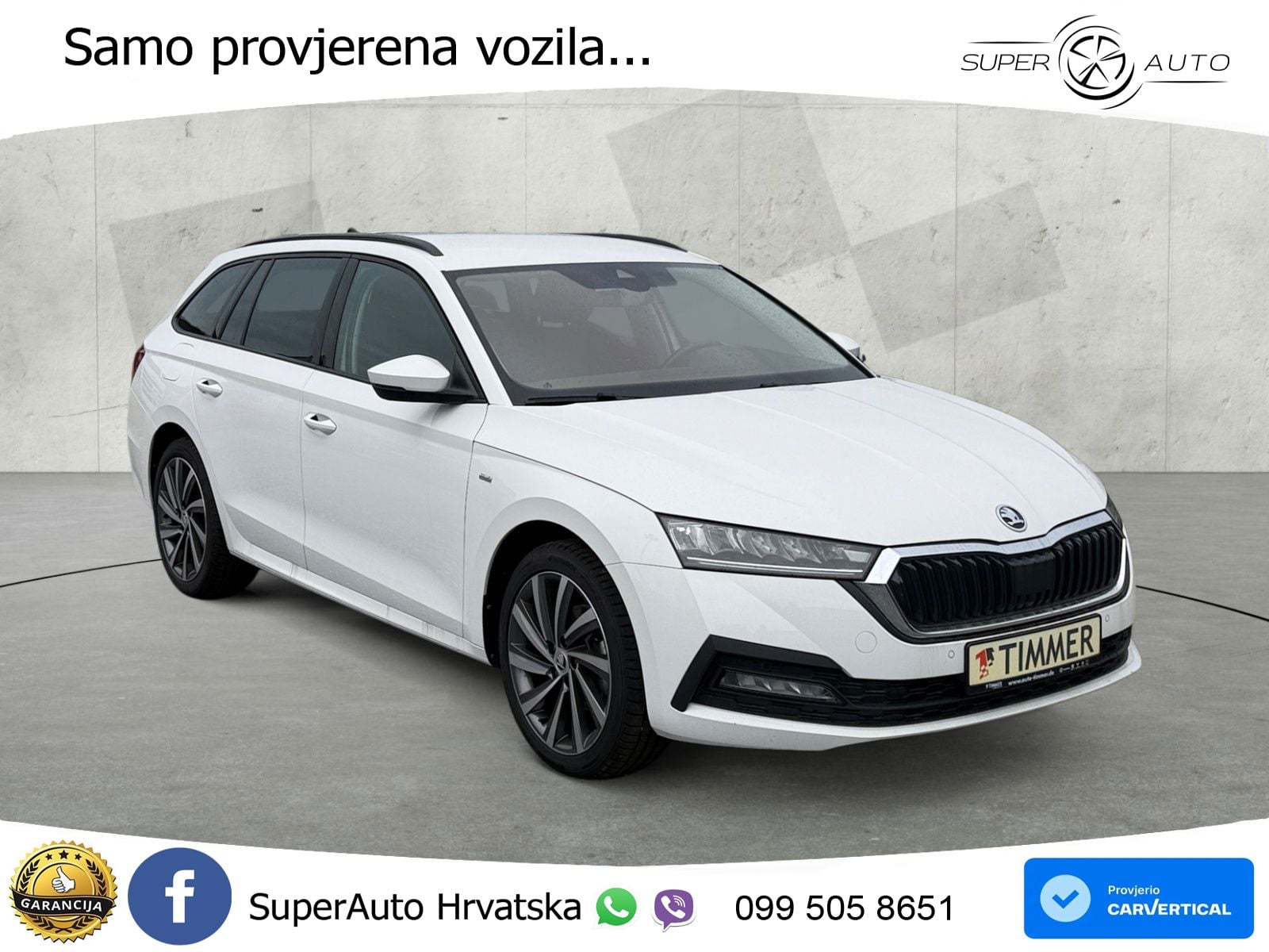 Škoda Octavia Combi 2.0 TDI (150 KS) DSG LED+GR SJED+ACC