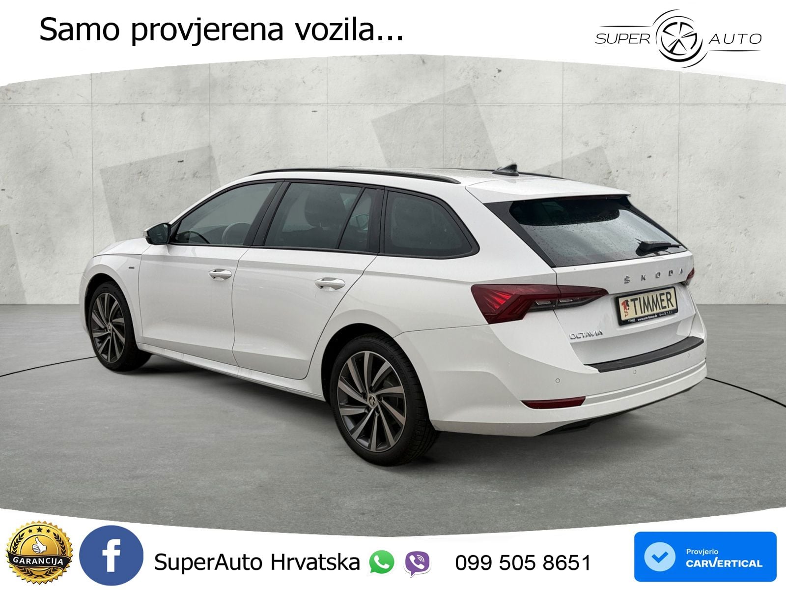 Škoda Octavia Combi 2.0 TDI (150 KS) DSG LED+GR SJED+ACC