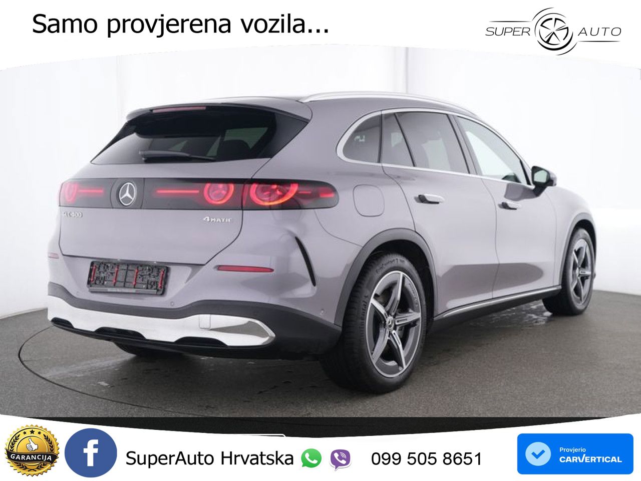 Mercedes GLC 400 94 kWh (489 KS) 4MATIC EQ Technology ZRAČNI+ACC+GR SJED+KAM+PANO
