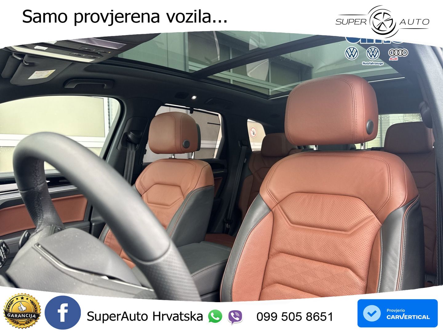 Volkswagen Touareg 3.0 V6 TDI (286 KS) 4MOTION Tiptronic ZRAČNI+ACC+GR SJED+KAM+PANO