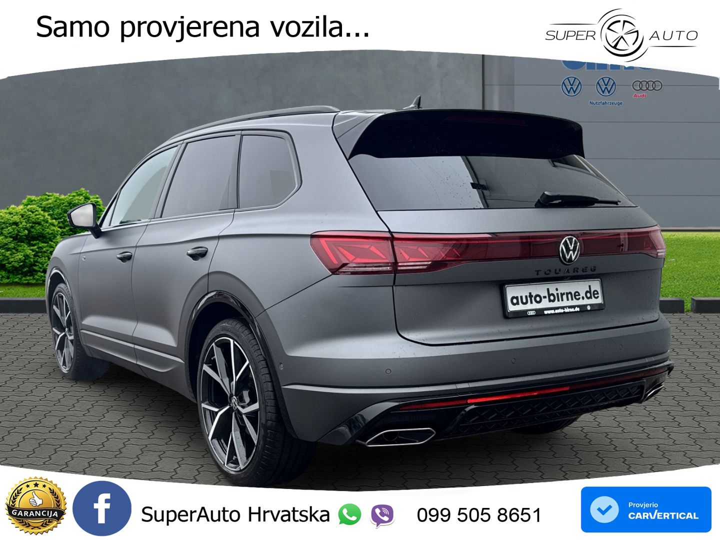 Volkswagen Touareg 3.0 V6 TDI (286 KS) 4MOTION Tiptronic ZRAČNI+ACC+GR SJED+KAM+PANO