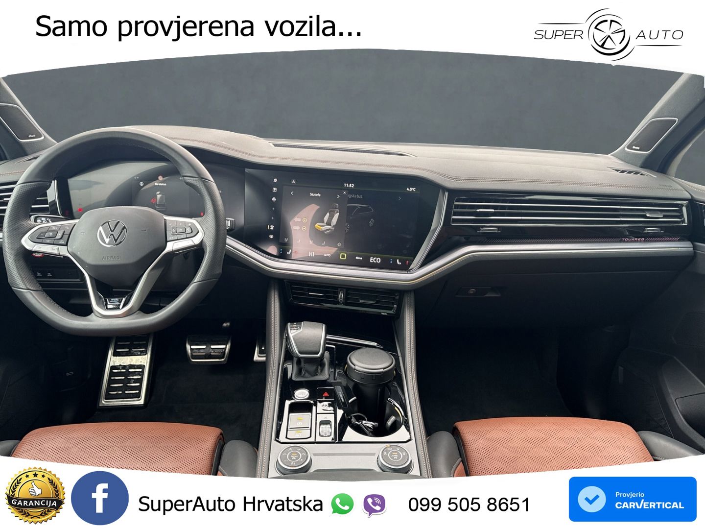 Volkswagen Touareg 3.0 V6 TDI (286 KS) 4MOTION Tiptronic ZRAČNI+ACC+GR SJED+KAM+PANO