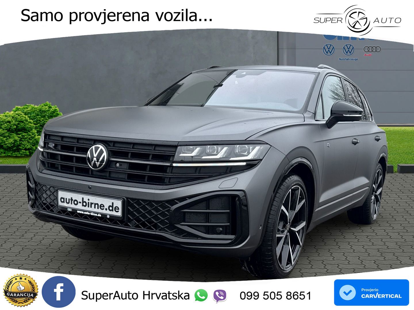 Volkswagen Touareg 3.0 V6 TDI (286 KS) 4MOTION Tiptronic ZRAČNI+ACC+GR SJED+KAM+PANO