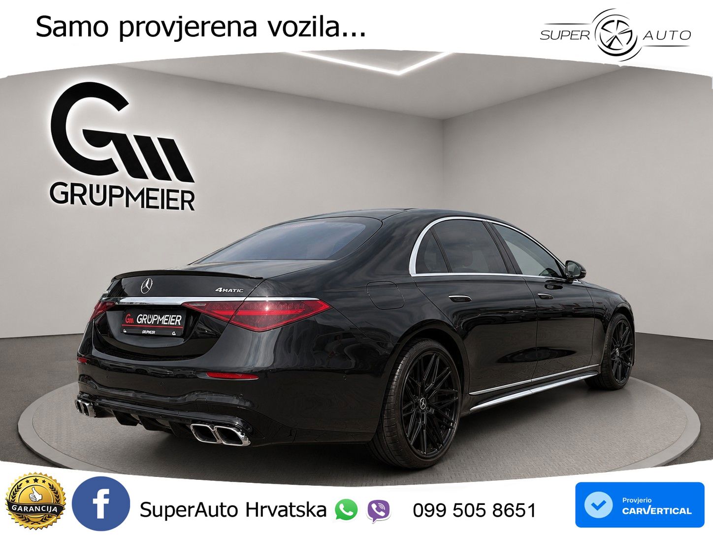 Mercedes S 500 (435 KS) EQ Boost 4MATIC 9G-TRONIC AMG ACC+HEAD+4xGR SJED+360+PANO