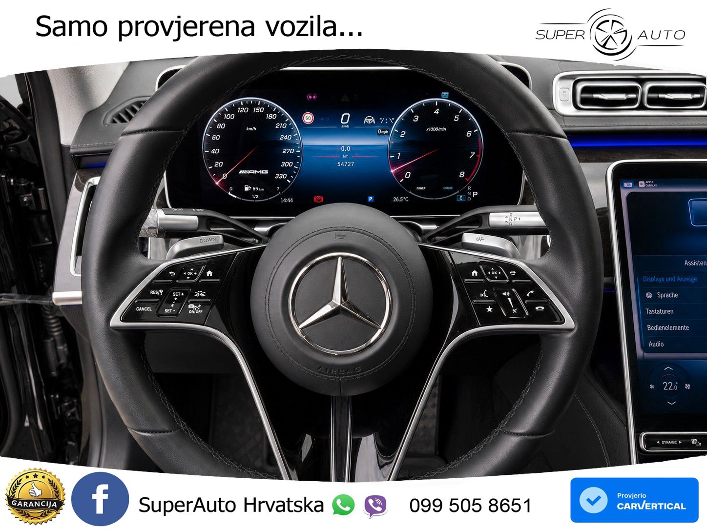Mercedes S 500 (435 KS) EQ Boost 4MATIC 9G-TRONIC AMG ACC+HEAD+4xGR SJED+360+PANO