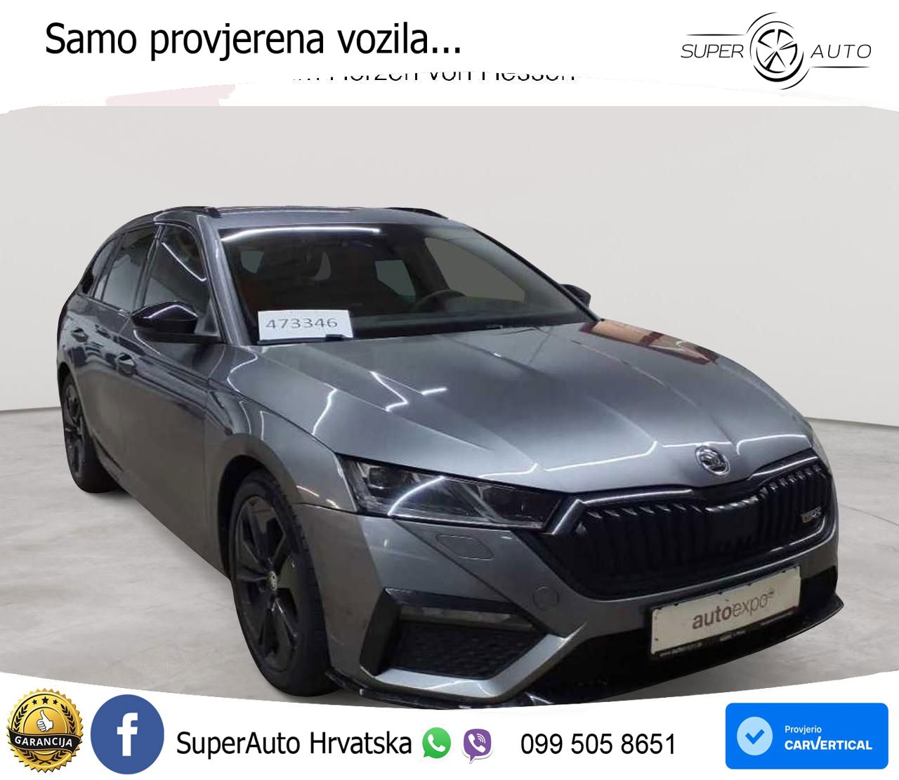 Škoda Octavia Combi RS 2.0 TDI (200 KS) DSG