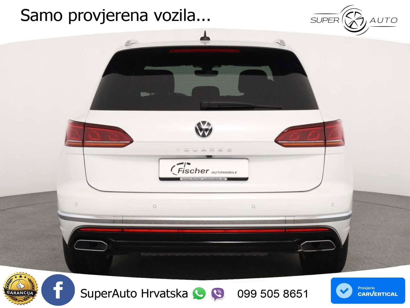 Volkswagen Touareg 3.0 V6 TDI (286 KS) 4MOTION Tiptronic ZRAČNI+ACC+4xGR SJED+KAM