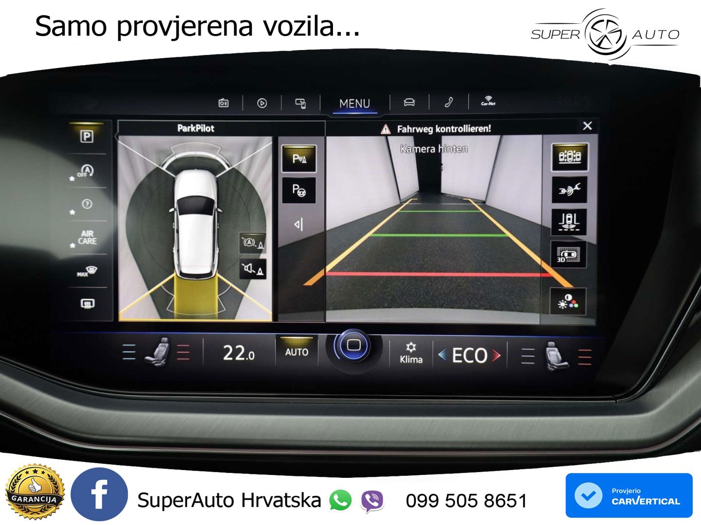Volkswagen Touareg 3.0 V6 TDI (286 KS) 4MOTION Tiptronic ZRAČNI+ACC+4xGR SJED+KAM