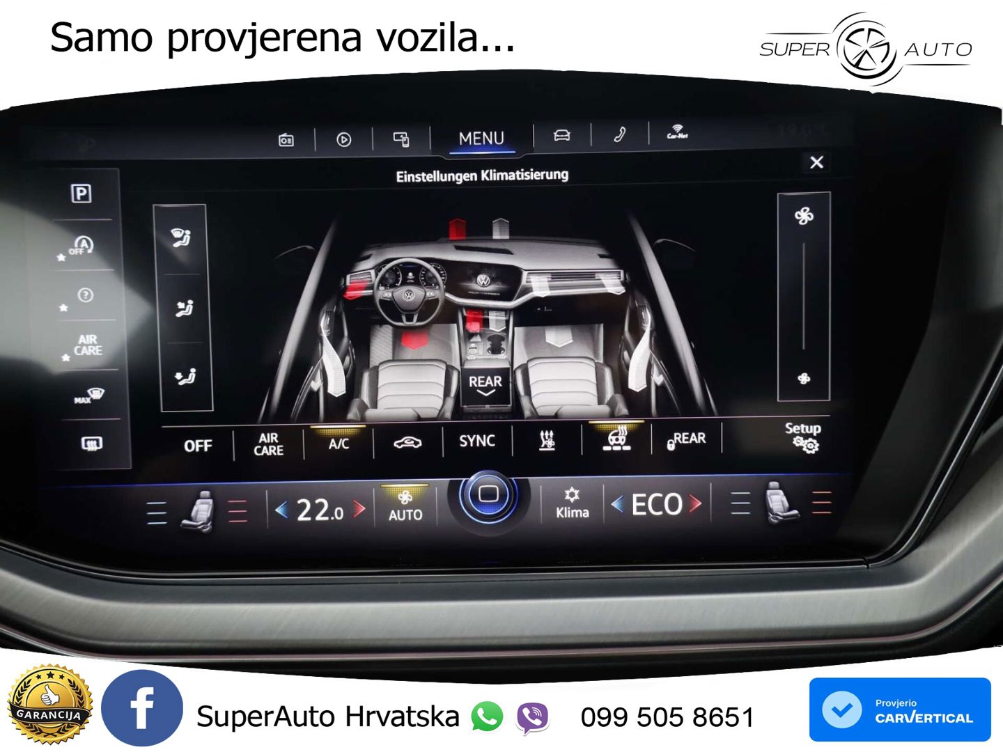 Volkswagen Touareg 3.0 V6 TDI (286 KS) 4MOTION Tiptronic ZRAČNI+ACC+4xGR SJED+KAM