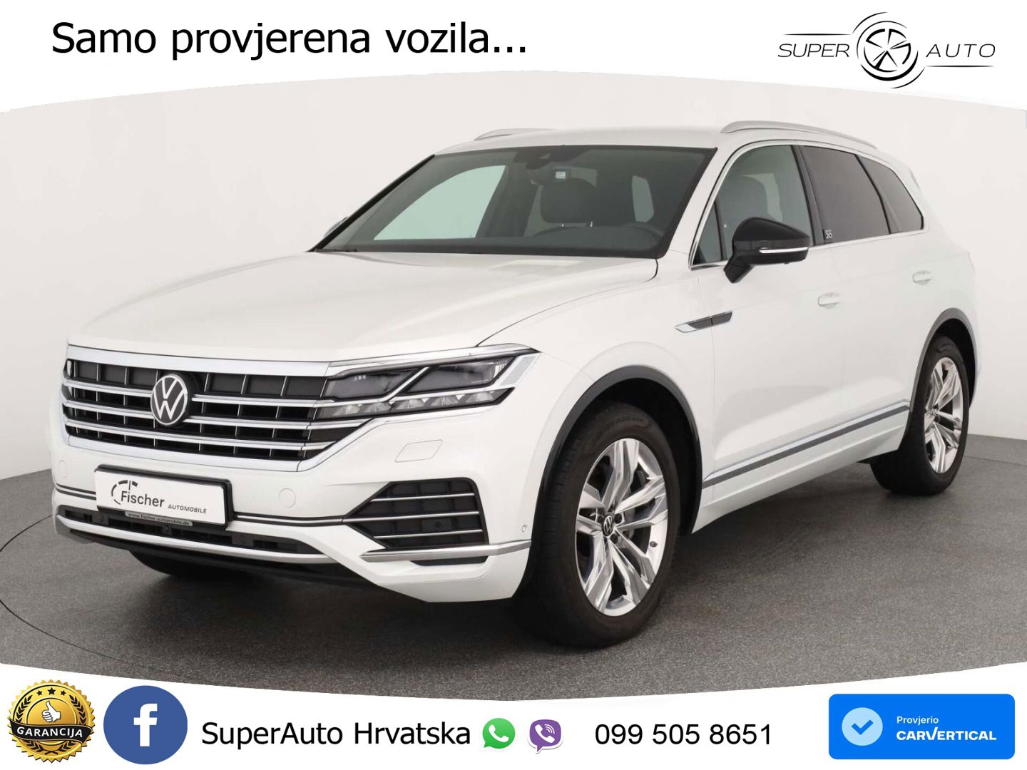 Volkswagen Touareg 3.0 V6 TDI (286 KS) 4MOTION Tiptronic ZRAČNI+ACC+4xGR SJED+KAM