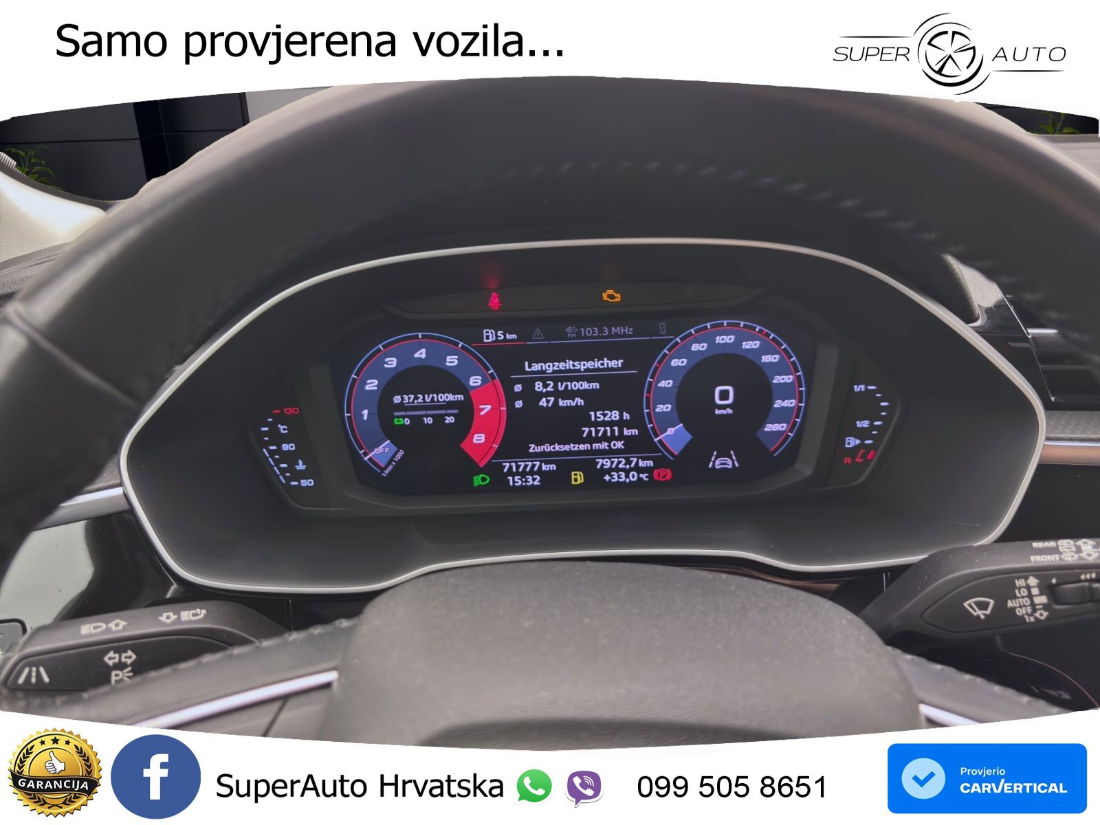 Audi Q3 35 TFSI (150 KS) advanced LED+GR SJED+ACC