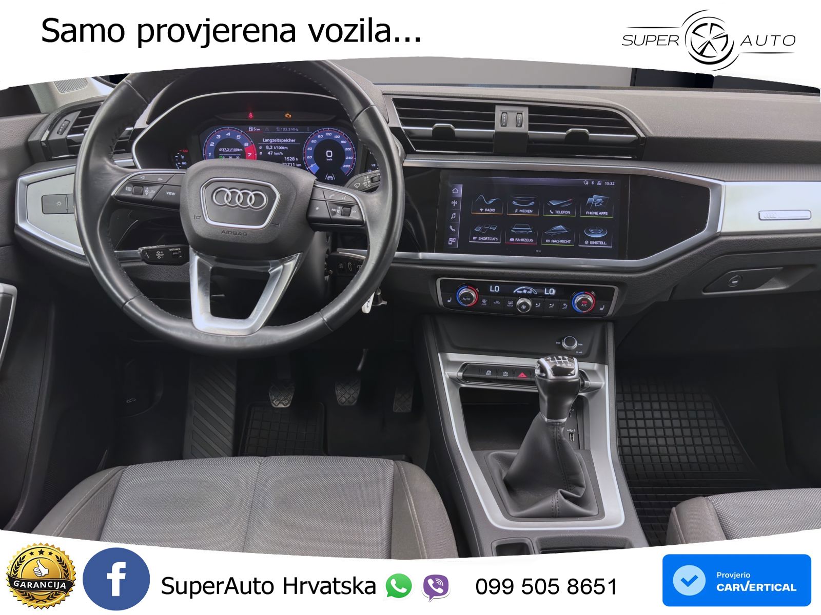 Audi Q3 35 TFSI (150 KS) advanced LED+GR SJED+ACC