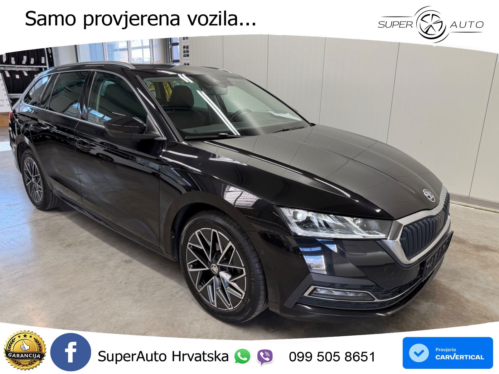 Škoda Octavia Combi 2.0 TDI (150 KS) DSG LED+GR SJED+ACC