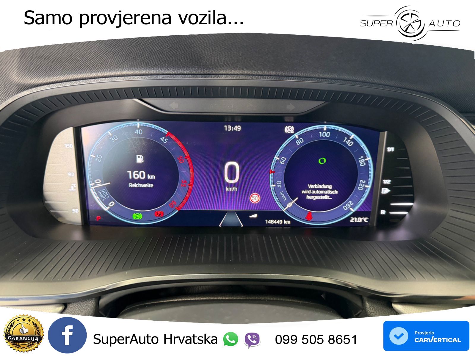 Škoda Octavia Combi 2.0 TDI (150 KS) DSG LED+GR SJED+ACC