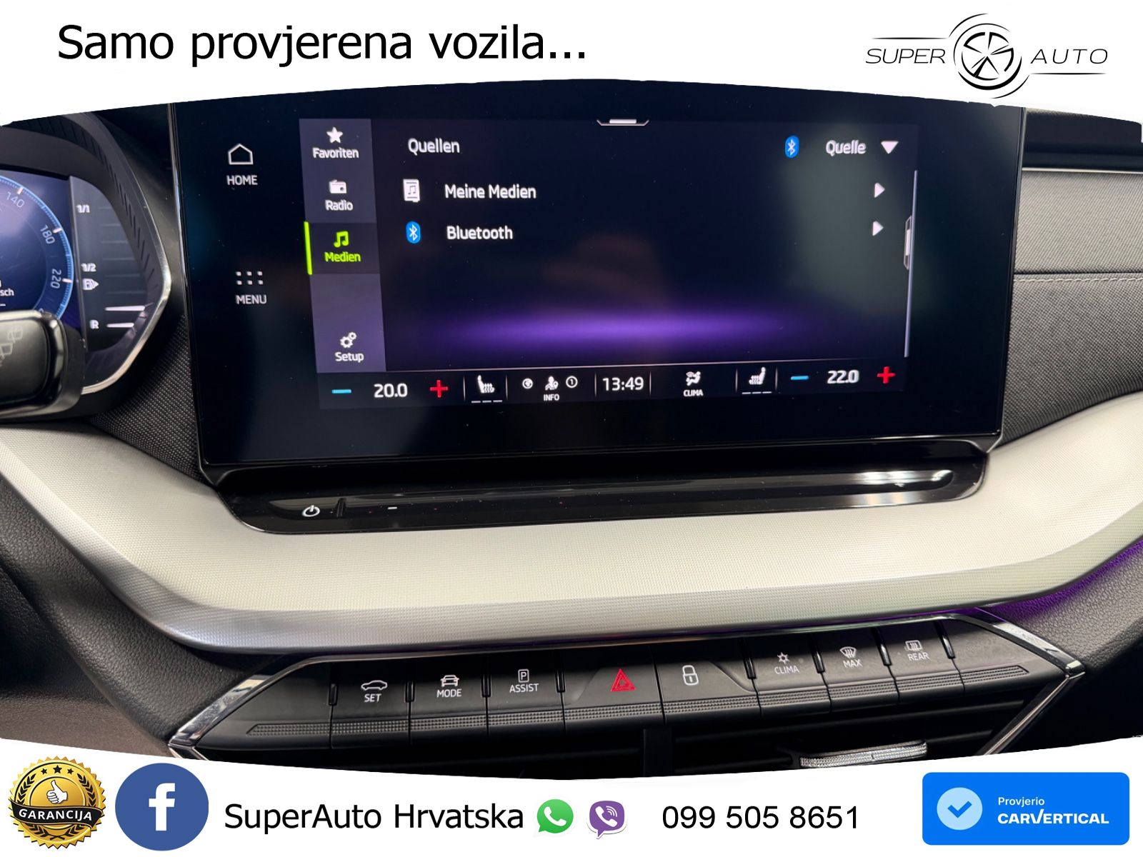 Škoda Octavia Combi 2.0 TDI (150 KS) DSG LED+GR SJED+ACC