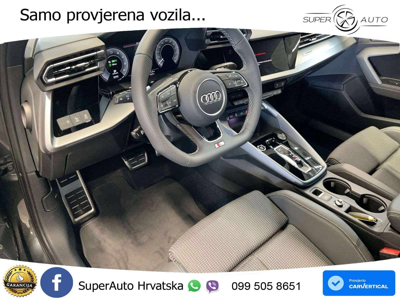 Audi A3 45 TFSIe (272 KS) S tronic S line LED+GR SJED+ACC