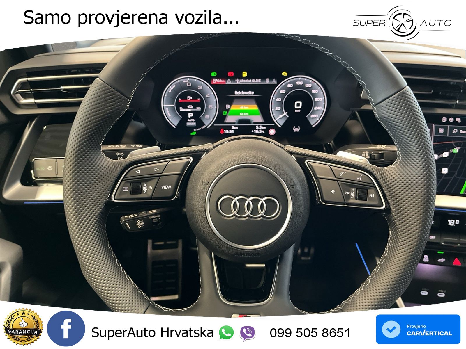 Audi A3 45 TFSIe (272 KS) S tronic S line LED+GR SJED+ACC