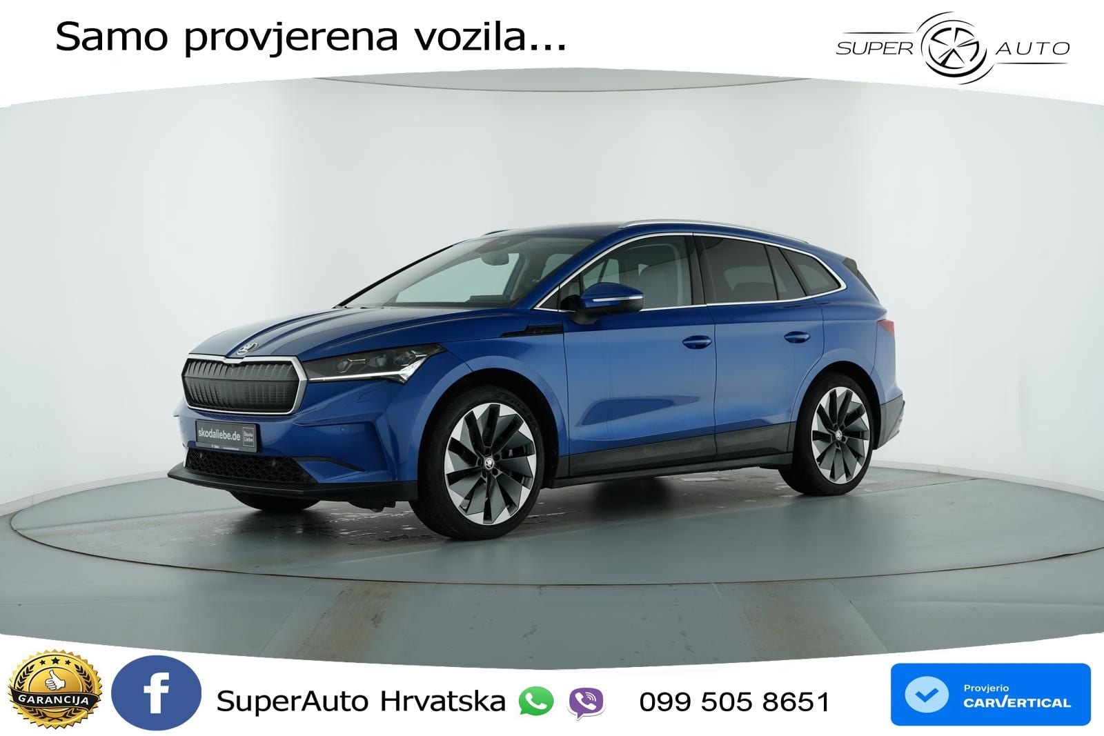 Škoda Enyaq iV 80 82 kWh (204 KS) Suite MATRIX+GR SJED+KAM