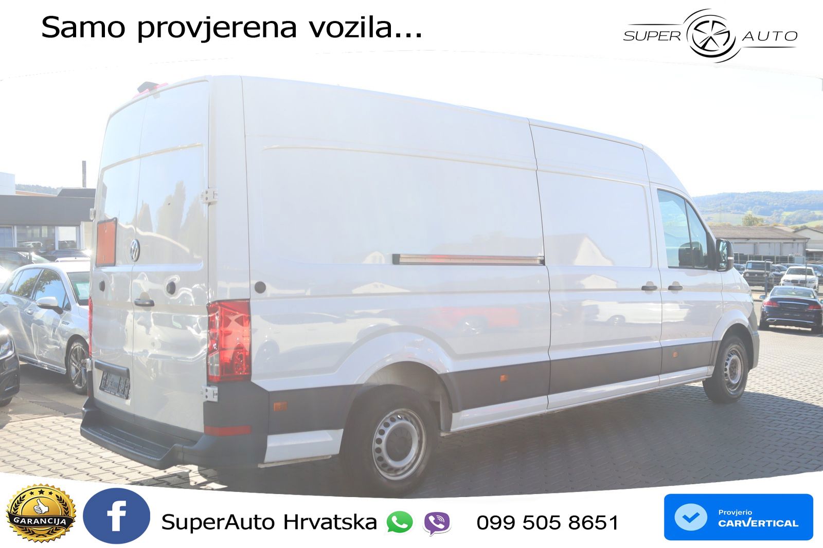 Volkswagen  Crafter 35 lang Hochdach DSG-Klima-Kamera-PDC- 177 KS