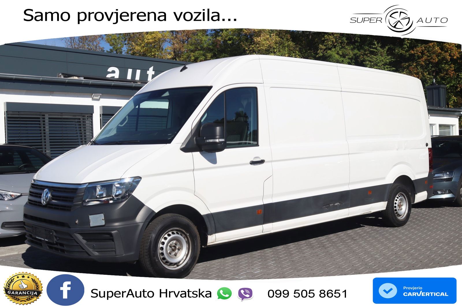 Volkswagen  Crafter 35 lang Hochdach DSG-Klima-Kamera-PDC- 177 KS