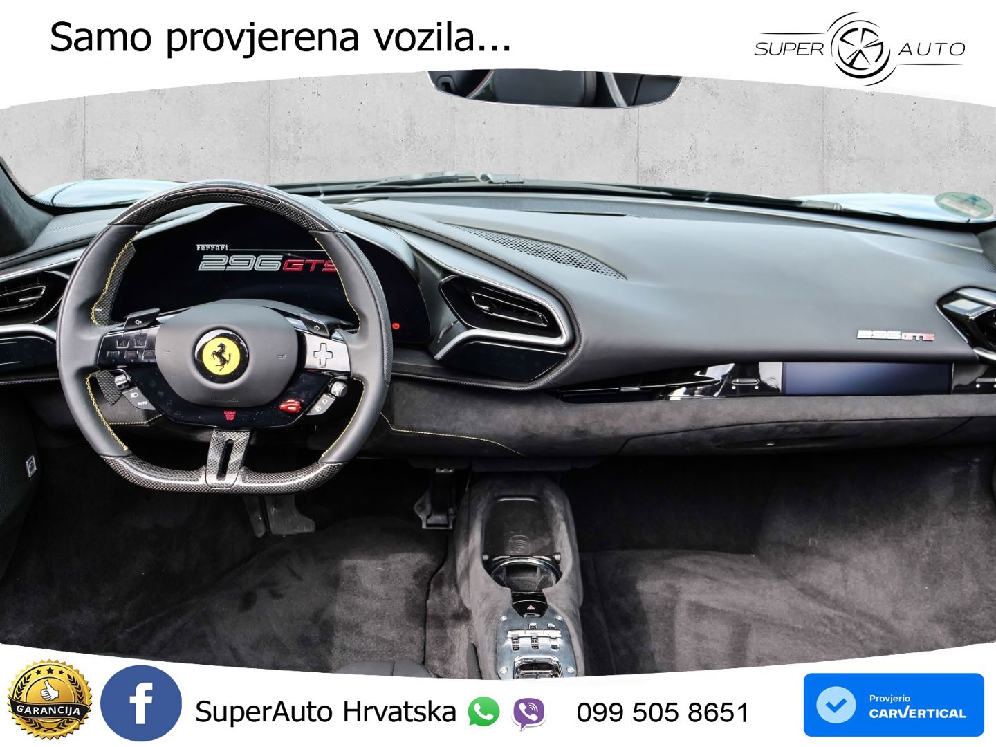 Ferrari 296 GTS 3.0 V6 (830 KS) F1 DCT