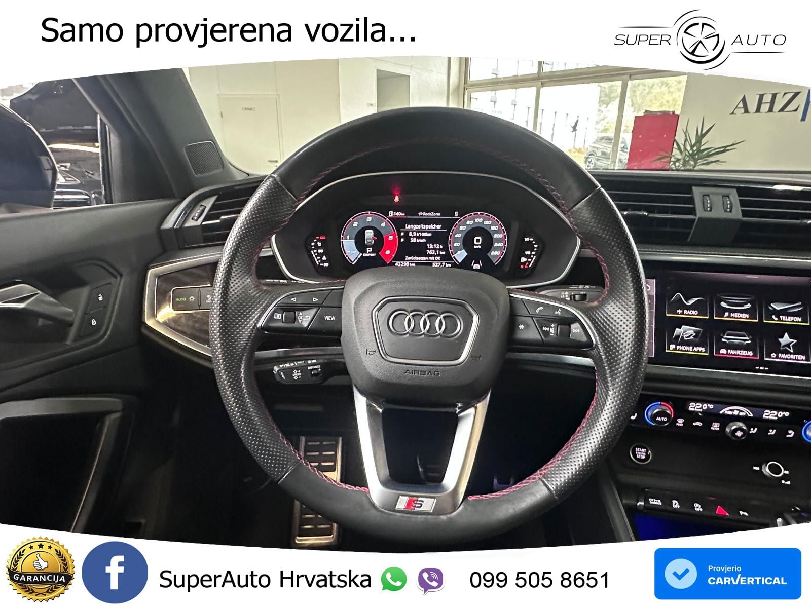 Audi Q3 Sportback 40 TDI (200 KS) quattro S tronic S line LED+GR SJED+ACC