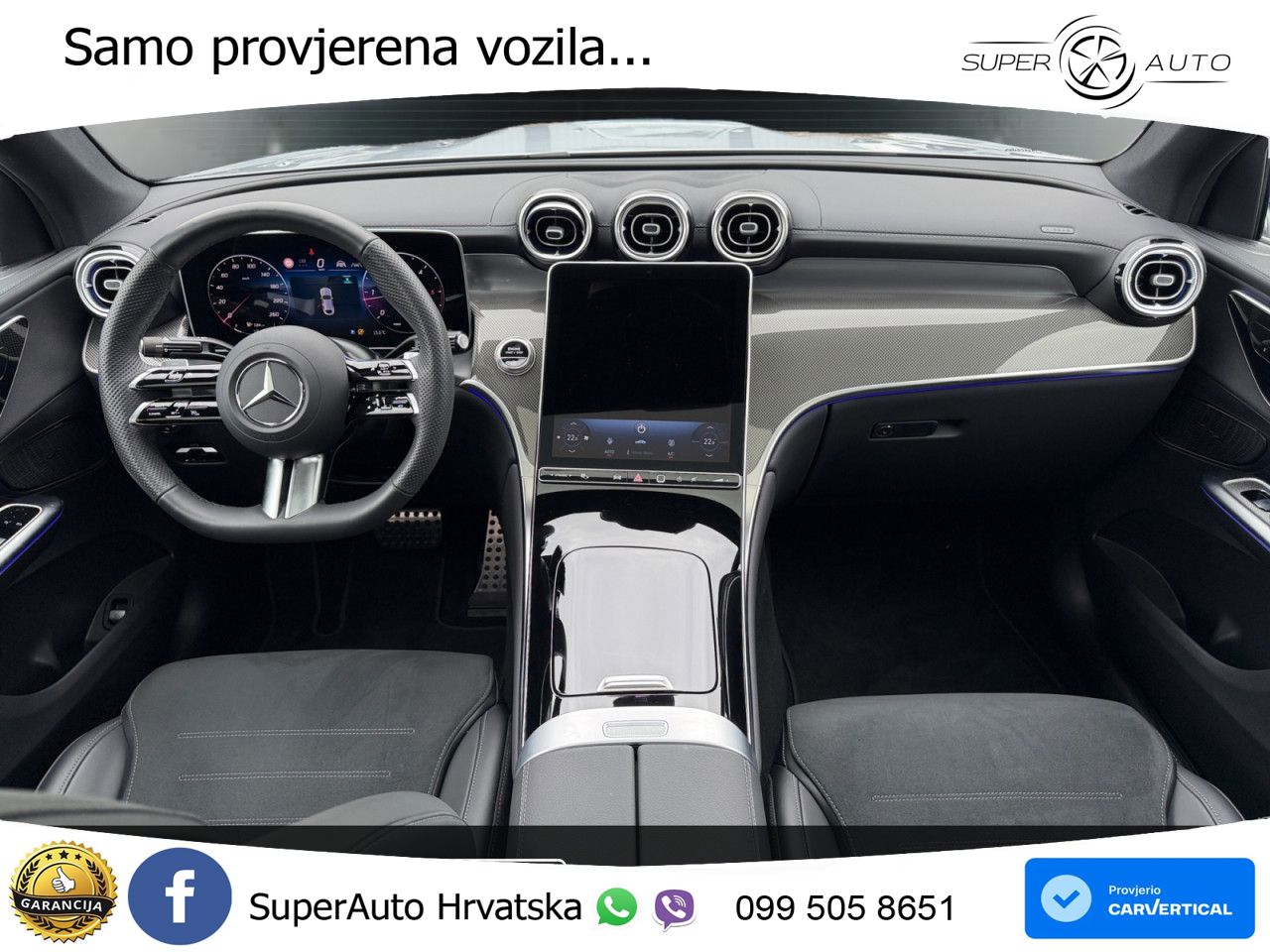 Mercedes GLC Coupe 300d (269 KS) 4MATIC 9G-TRONIC AMG ZRAČNI+ACC+GR SJED+360+PANO