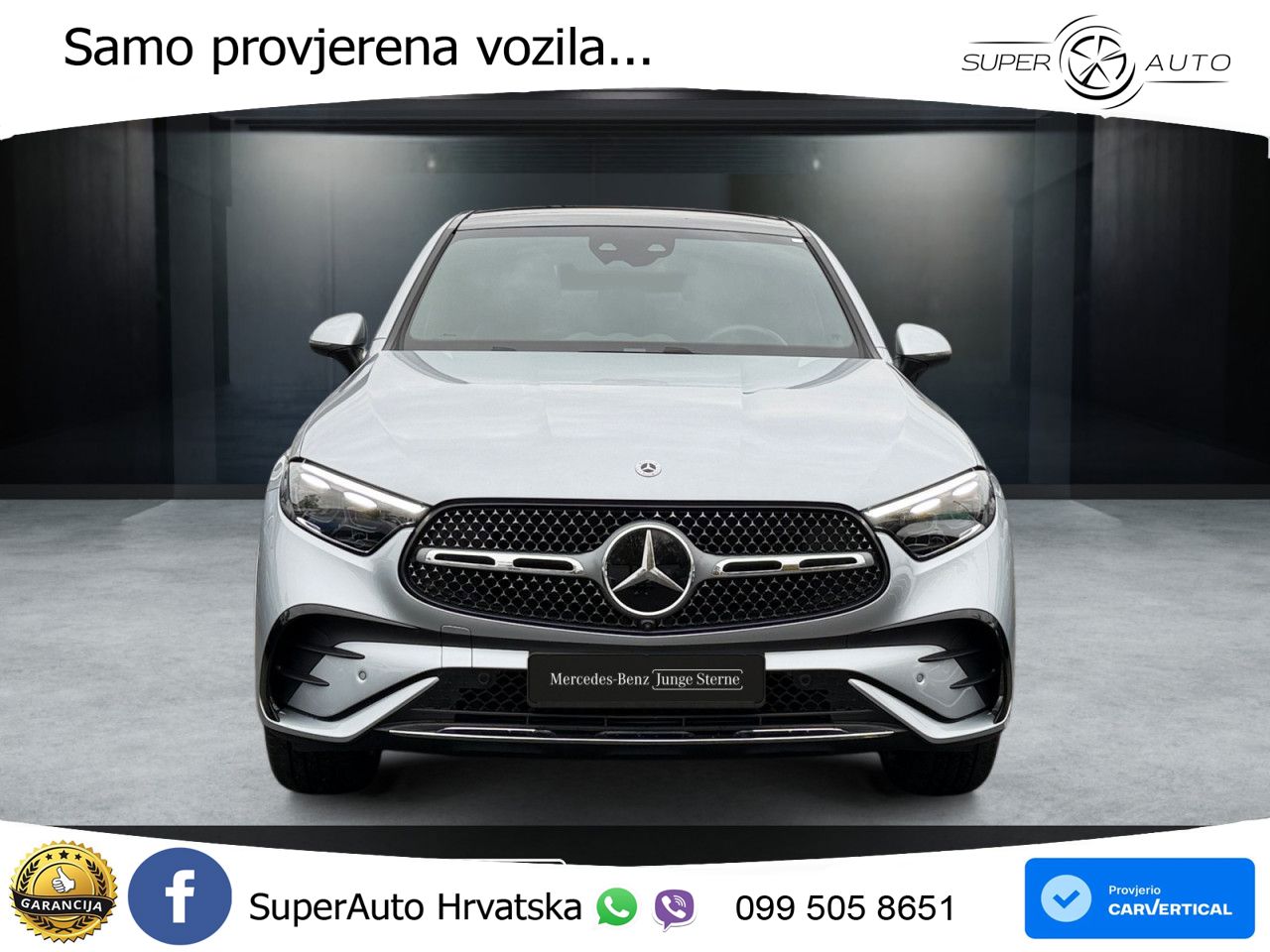 Mercedes GLC Coupe 300d (269 KS) 4MATIC 9G-TRONIC AMG ZRAČNI+ACC+GR SJED+360+PANO