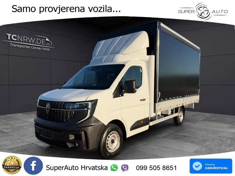 Renault Master 2x Schiebeplane Luftfederung AHK 170 KS
