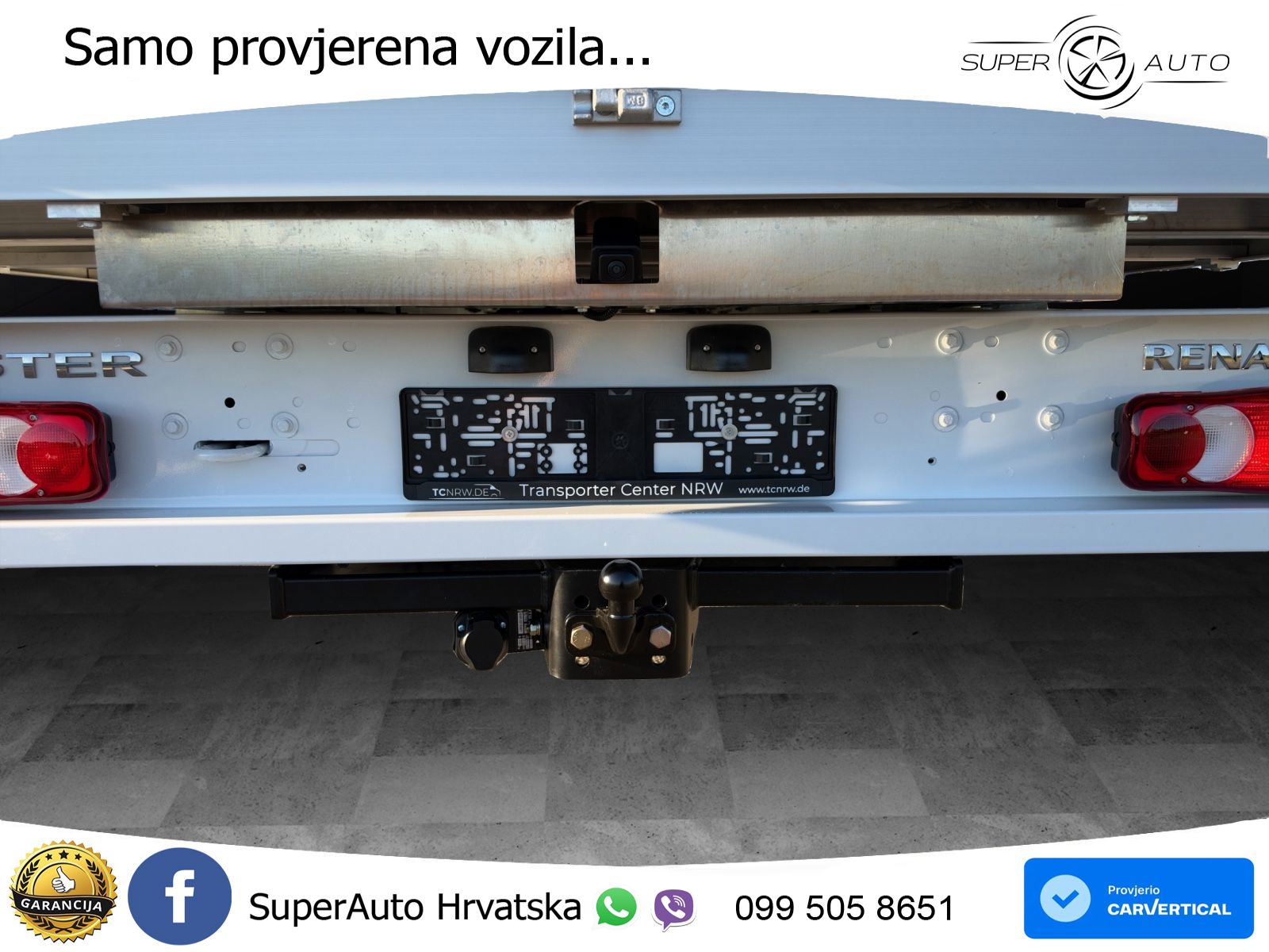 Renault Master 2x Schiebeplane Luftfederung AHK 170 KS