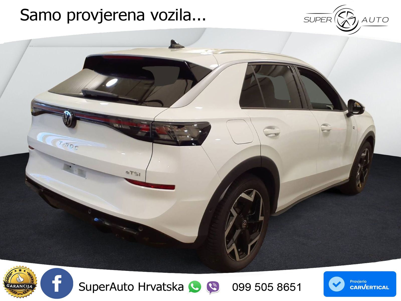 Volkswagen T-Roc 1.5 eTSI (150 KS)  DSG R-Line LED+GR SJED+ACC