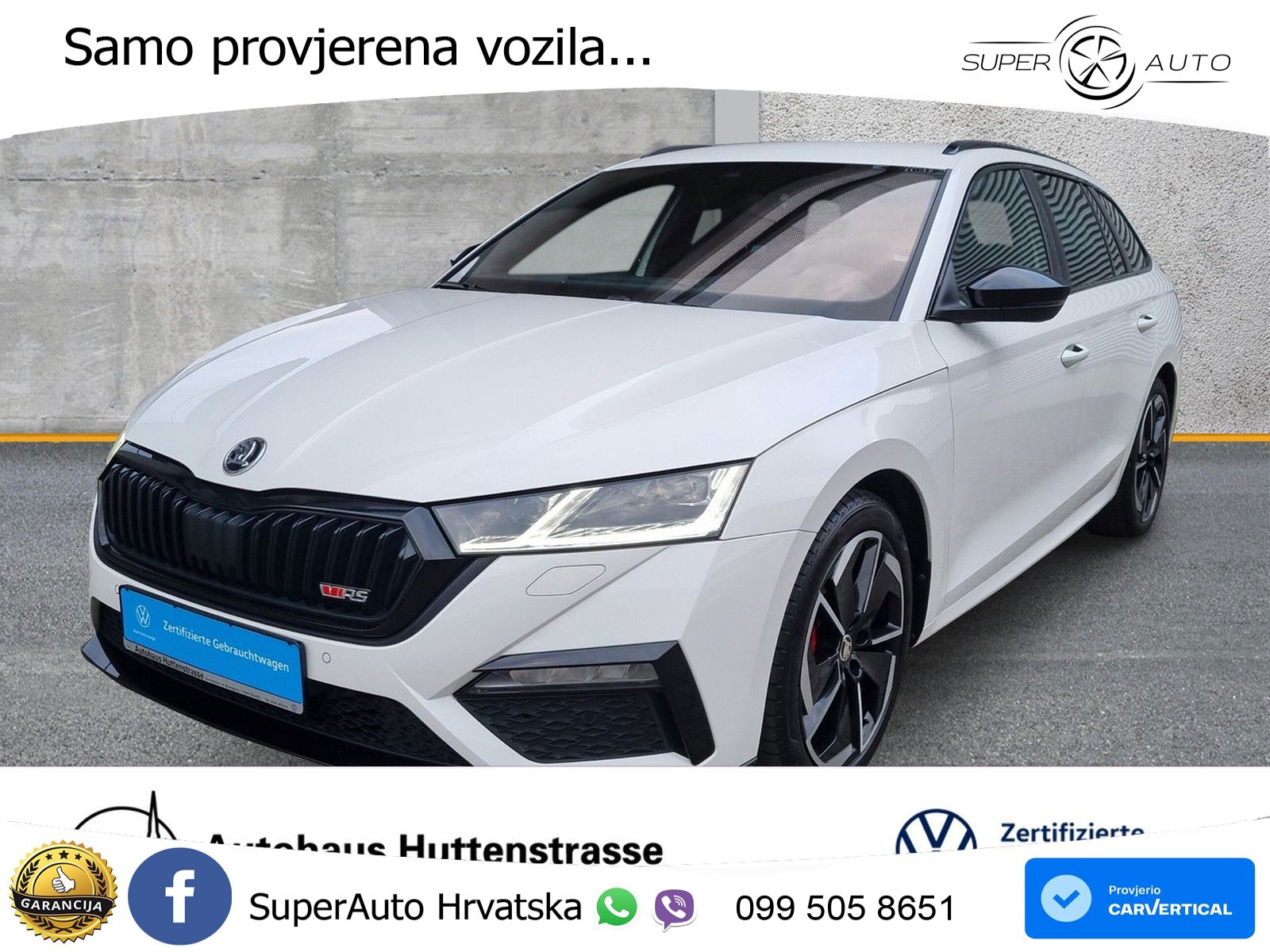 Škoda Octavia Combi RS 2.0 TSI (245 KS) DSG LED+GR SJED+ACC