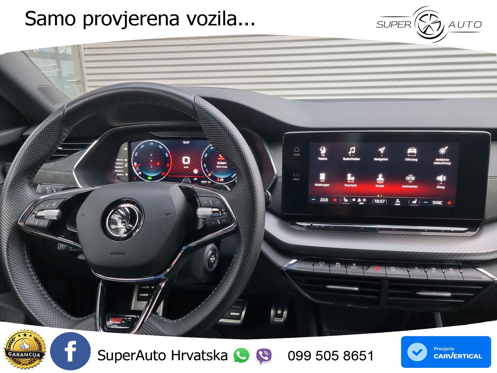 Škoda Octavia Combi RS 2.0 TSI (245 KS) DSG LED+GR SJED+ACC