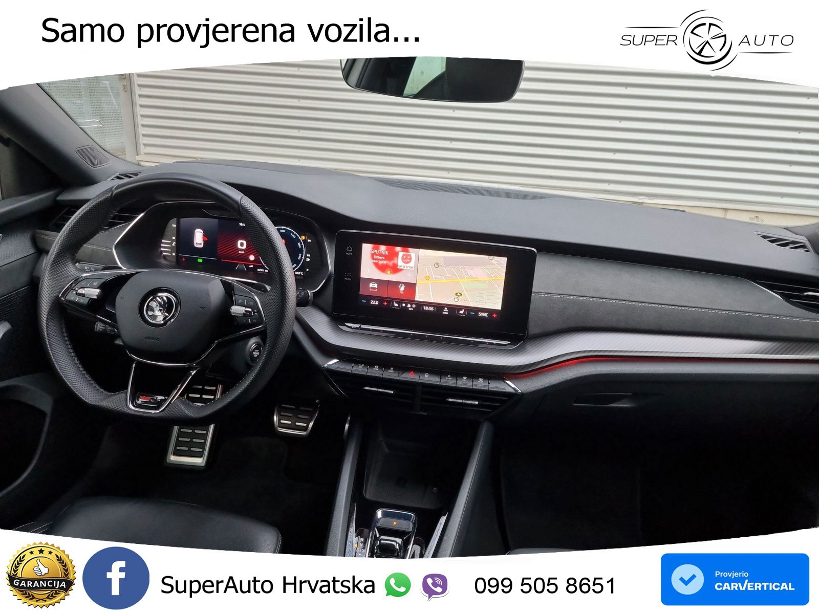 Škoda Octavia Combi RS 2.0 TSI (245 KS) DSG LED+GR SJED+ACC