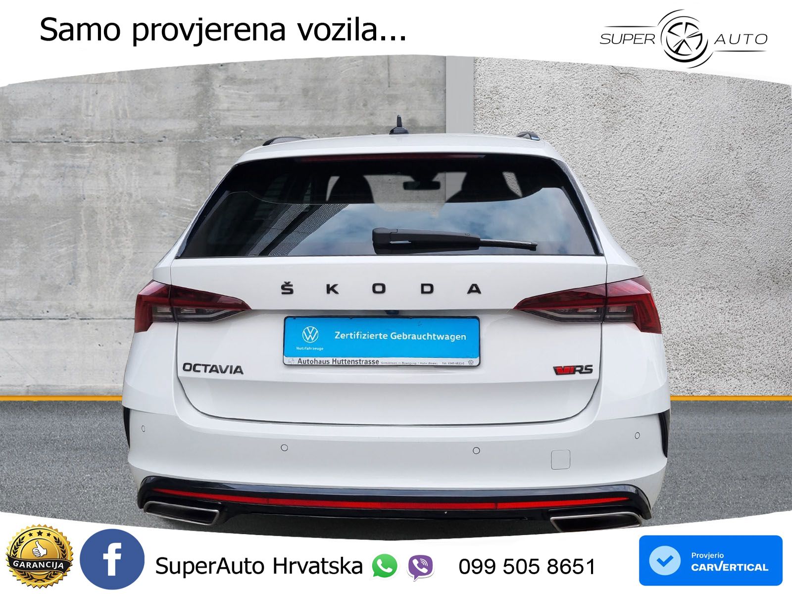 Škoda Octavia Combi RS 2.0 TSI (245 KS) DSG LED+GR SJED+ACC