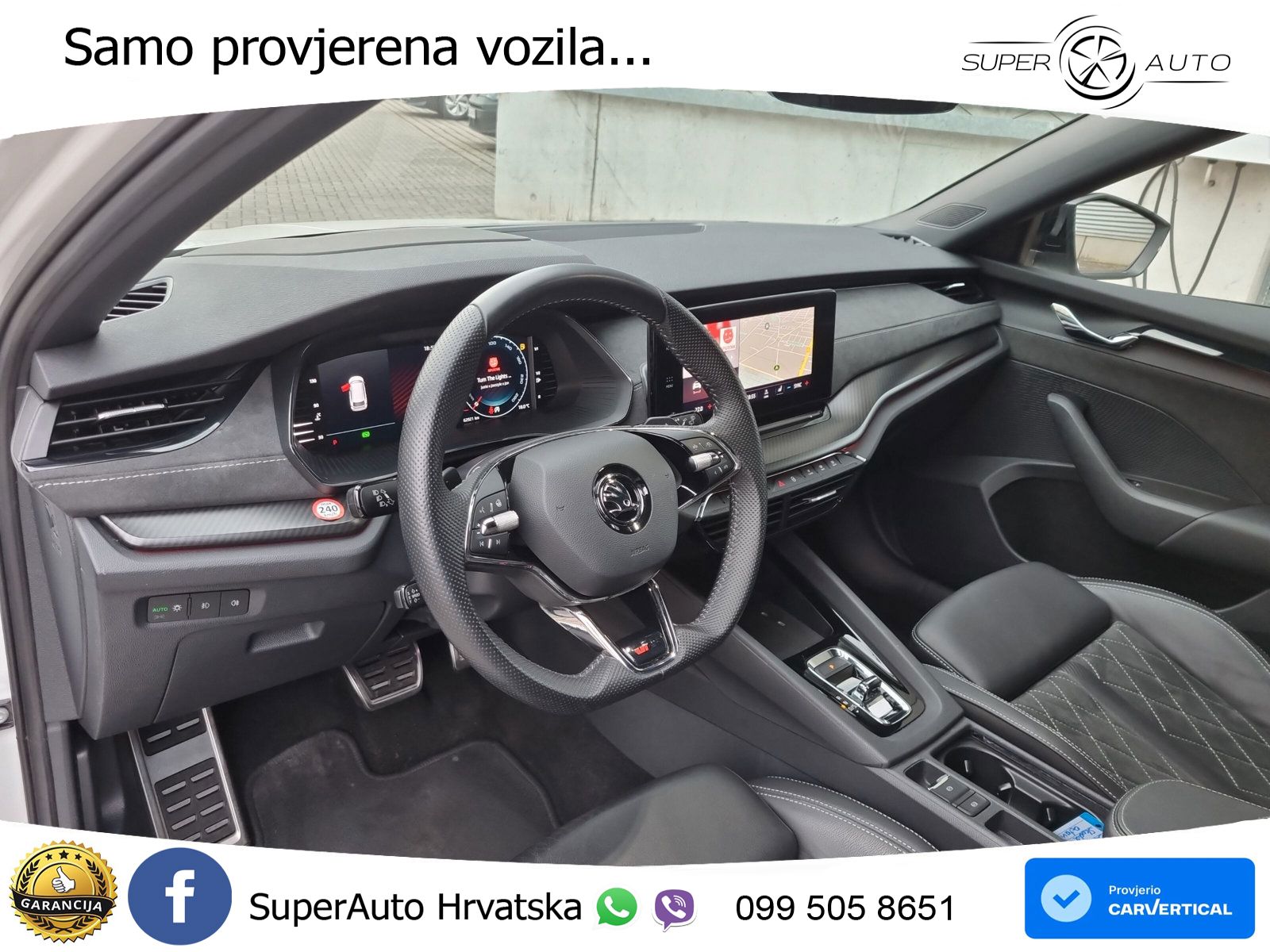 Škoda Octavia Combi RS 2.0 TSI (245 KS) DSG LED+GR SJED+ACC