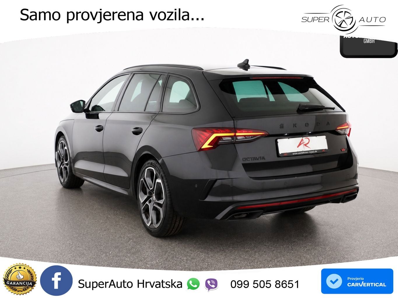 Škoda Octavia Combi RS 2.0 TDI (200 KS) DSG LED+GR SJED+ACC