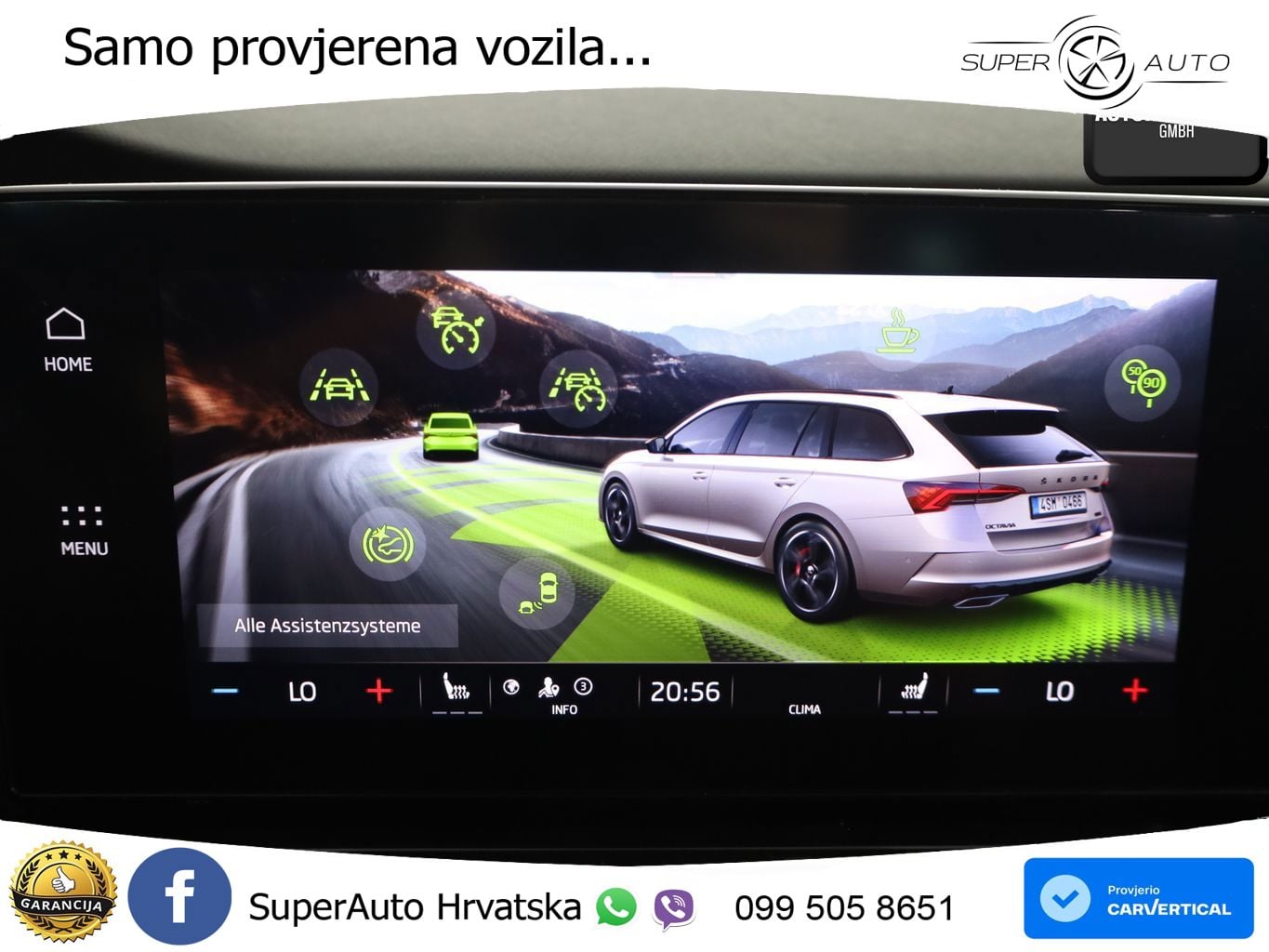 Škoda Octavia Combi RS 2.0 TDI (200 KS) DSG LED+GR SJED+ACC