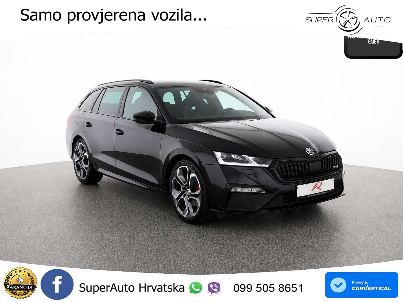 Škoda Octavia Combi RS 2.0 TDI (200 KS) DSG LED+GR SJED+ACC