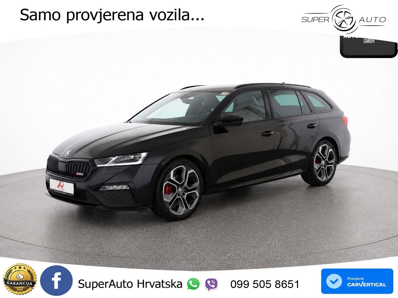 Škoda Octavia Combi RS 2.0 TDI (200 KS) DSG LED+GR SJED+ACC