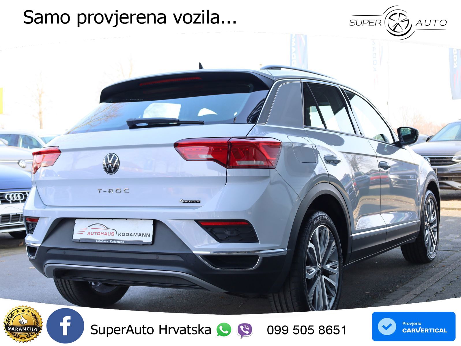 Volkswagen T-Roc I 2.0 TDI (150 KS) DSG LED+GR SJED+ACC