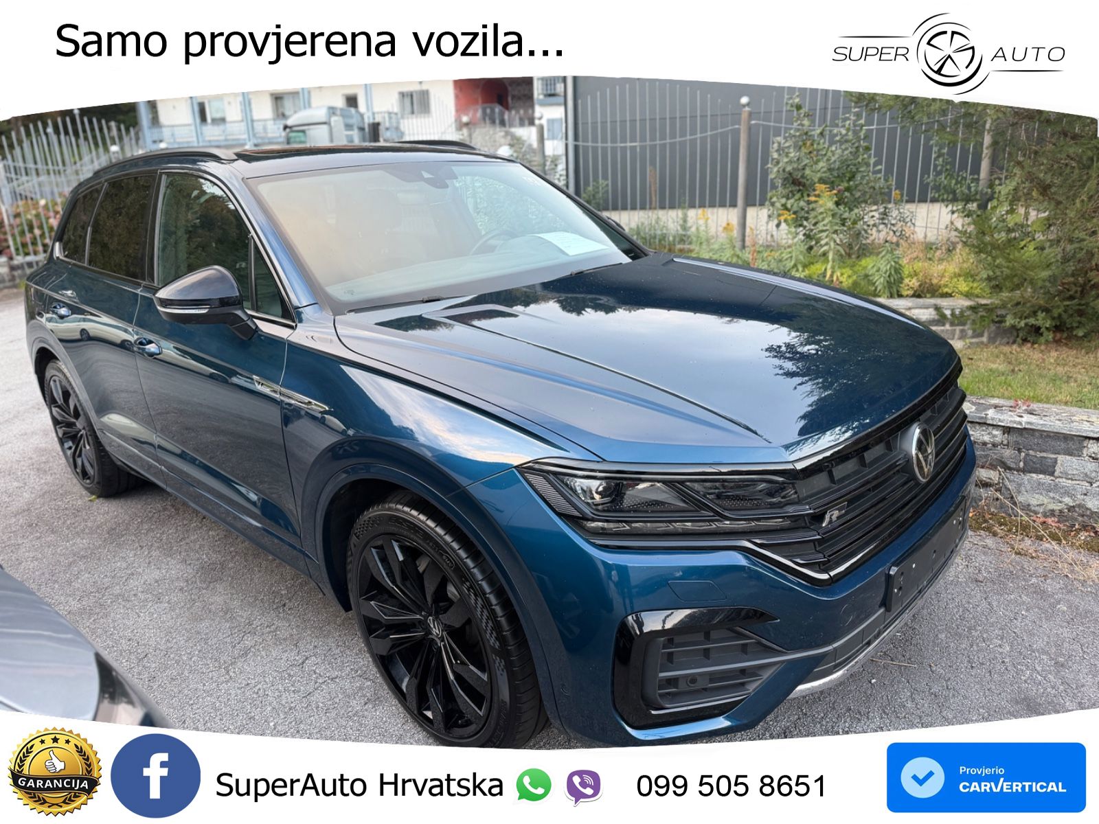 Volkswagen Touareg 3.0 V6 TDI (286 KS) 4MOTION Tiptronic R-Line ZRAČNI+ACC+GR SJED+KAM+PANO